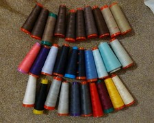 Job Lot 30 × Cones Of Polyester Sewing Thread