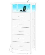 5 Drawers Dresser LED Night