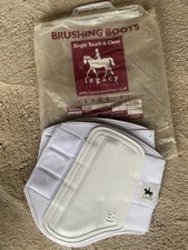 White Brushing Boots Size 3 