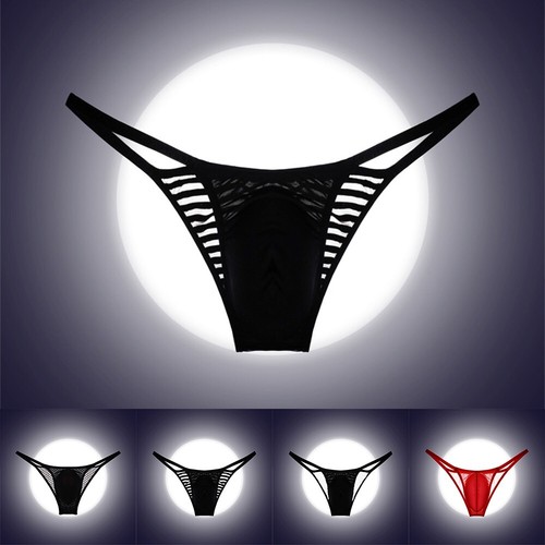 Men sheer mesh low - men, bikini