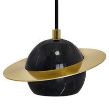 Modern Mini Globe Black Marble