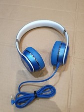 Beats Solo by Dr. Dre Headphones Headset | WIRED | Light BLUE | A1 CLEAN