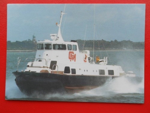 Postcard sidewall hovercraft - postcard,