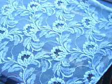 white curtain net, 34.5"  drop   42"  width