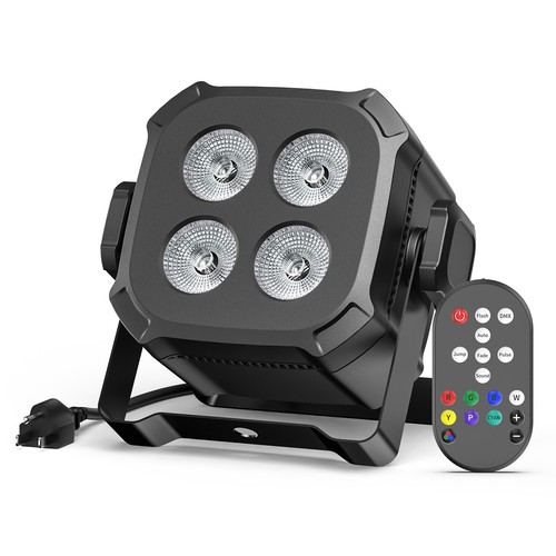 8pcs 4led stage lights rgbw - 4led,