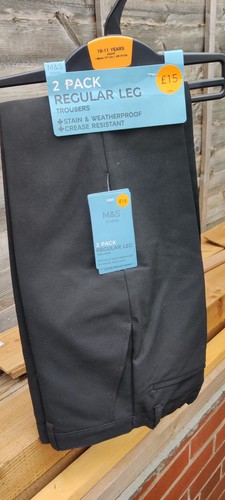 Boys school trousers - m&s,