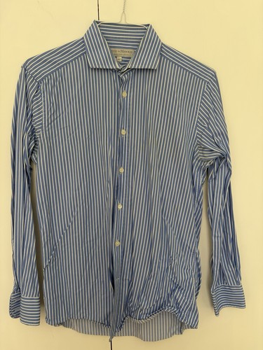 Gieves hawkes blue striped - &,