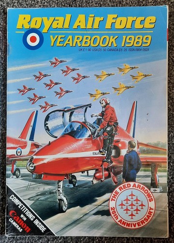1989 raf yearbook red - 1989,