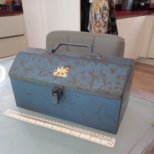 Vintage lunchbox toolbox made - lunchbox,