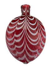 Antique Nailsea Cranberry Red