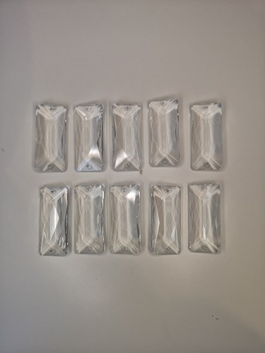 Clear glass chandelier - 10,