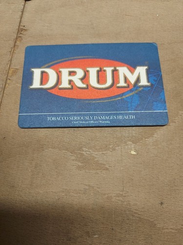 Vintage drum tobacco beer mat - drum,