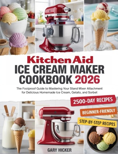 Kitchenaid ice cream maker - cream,