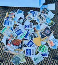 175+ used franked stamps of mixed years and colours