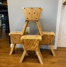 New Handmade Custom Carpentry Shop Saw Ponies Trestle Stand Sawhorse