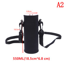 420-1500ml Neoprene Water Bottle Carrier Insulated Cover Bag Holder Strap ZS