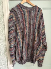 Beautiful vintage  Authentic Missoni Knitted Jumper Lightweight Rare XXL Unisex 