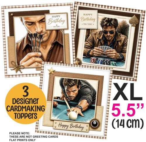 Card toppers for - 3, xl