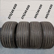 4 Bridgestone Alenza 001 SUV Tires - 275/45R20 & 305/40R20 Set