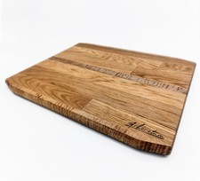 Wooden Chopping Board, Cutting Serving & Cheese Oak & Flamed Ash Hand Made UK