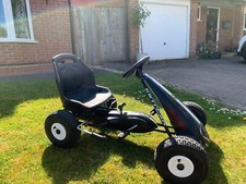 Kettler Daytona Air Pedal Go-Kart in black and white - excellent condition 