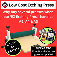 EZ Etching Press + FREE BED  -