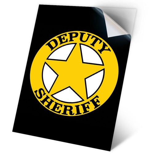 Vinyl sticker deputy - 1,
