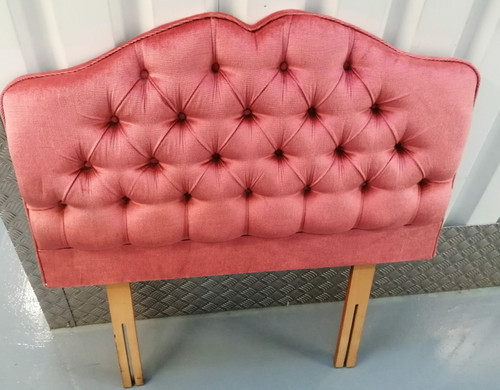 Padded headboard single - bed, 3'
