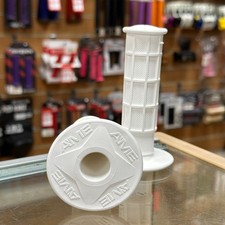 A'ME Old School BMX Full Waffle Grips Black Blue Red Made in USA Raleigh Burner