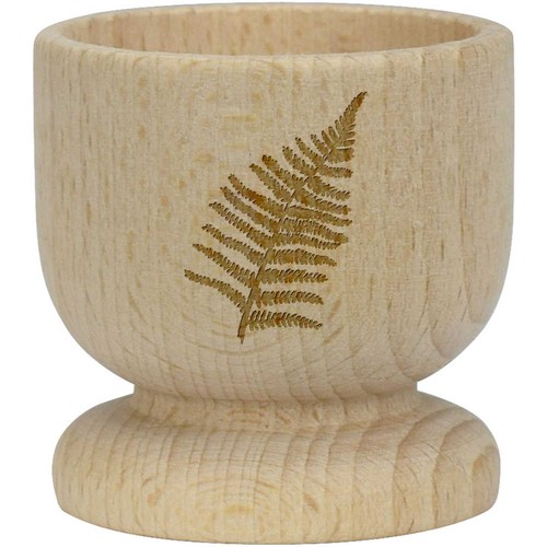 Fern wooden egg cup - egg,