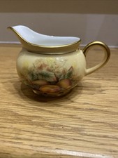 Aynsley orchard gold cream jug