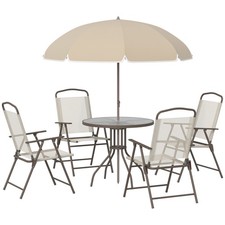 6 Piece Patio Dining Set with