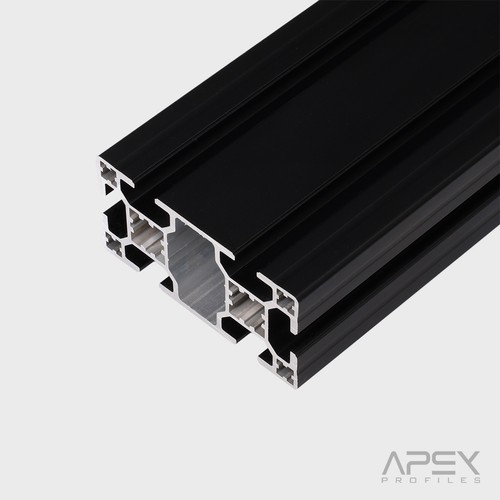 40x80mm aluminium profile - aluminium,