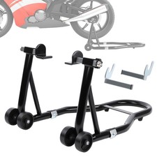 400KG Heavy Duty Motorcycle Rear Paddock Stand Motorbike Lift Steel Jack Black