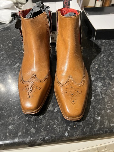 Jeffery west tan leather - jeffery, boots