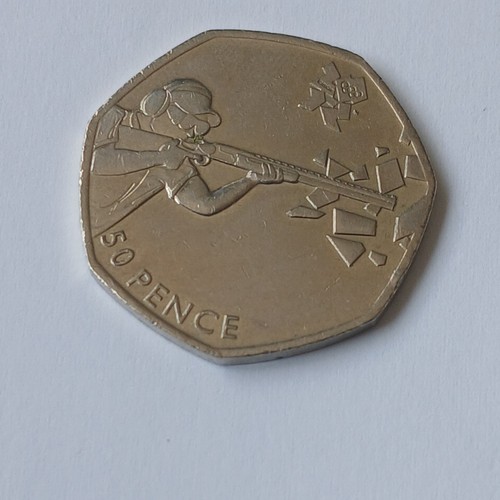 London olympics 2012 50p - london,
