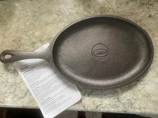 Vintage Swan Cast Iron Griddle Frying Pan skillet mini sizzler pan  10”