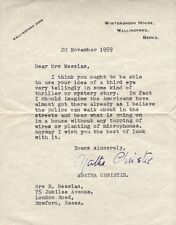 AGATHA CHRISTIE Signed Letter