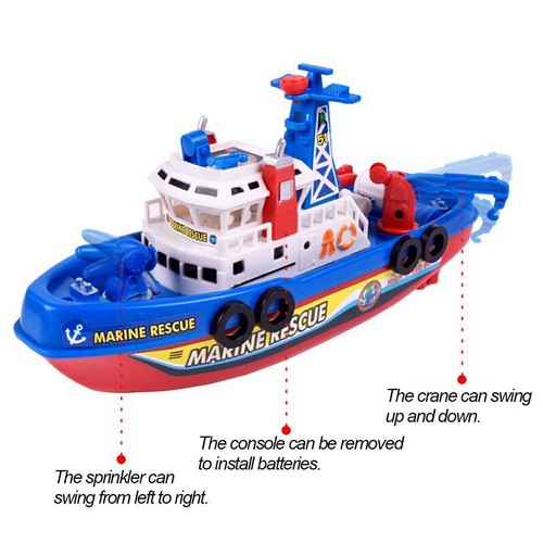 Led squirt rescue boat - led,