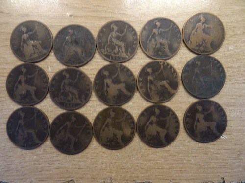 Victorian pennys 19 - victorian, x