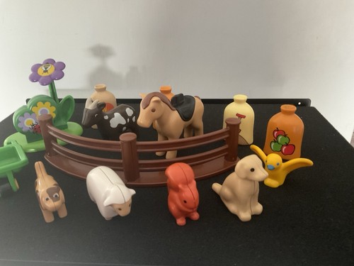 Playmobil 123 animals farm - playmobil,