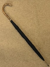 Antique black umbrella - black,