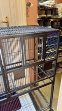 twin bird cage, 136 cm height