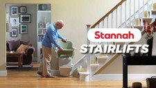 STANNAH CURVED STAIRLIFT -  Fitted for £3150 - WITH 1 X 90° BEND | 260 SIENA.