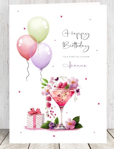Personalised birthday card - birthday,