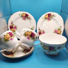 Duchess 7pcs Tea Set, Inc.2 Teacups, 2 Saucers, 2 Side Plates & Sugar Bowl