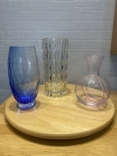 Art glass vases - vases, (blue