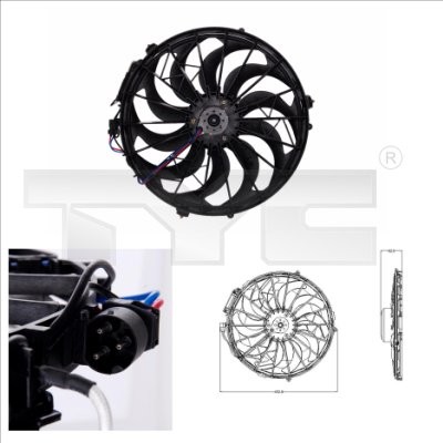 Fan radiator for - fan,, bmw