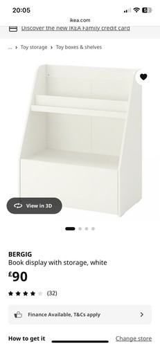 Ikea bergig book shelf display - ikea,