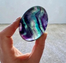 Rainbow Fluorite Palm Stone |